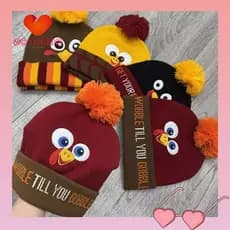 Gorro De Malha MOILYBR , Com Bola Pom Chapéu De Peru Estilo Simples , Engraçado Acrílico Quente