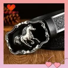 Cinto Floral Em Relevo MOILYBR , Marca Moderna Com Fivela De Cavalo De Corrida , De Cowboy Ocidental , Design Luxuoso