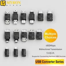 Adaptador MYRON1 Mini USB Para , Conversor HDD Laptop-A Micro Repetidor Bidirecional
