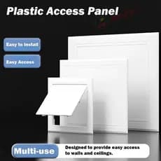 Porta Do Painel De Acesso SOSFER , Placa De Cobertura De Aba De Abertura De Plástico Branco , Portas De Parede Removívei