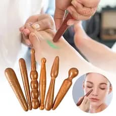 Bastão De Massagem De Ponto De Acupuntura SOSFER , Mini Corporal , Massageador De Reflexologia Para Pés De Cabeça Redond