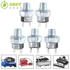 Interruptor Do Compressor De Ar SUER1YE , De Pressão NPT 12V/24V De 1/4 " 70-100/90-120/110-140PSI