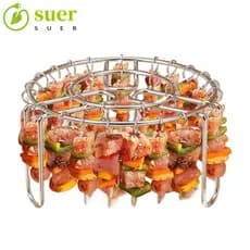 Rack Vertical Para Grelha SUER1YE , Suporte Espeto De 12/24/49 Cordas Removível Churrasco