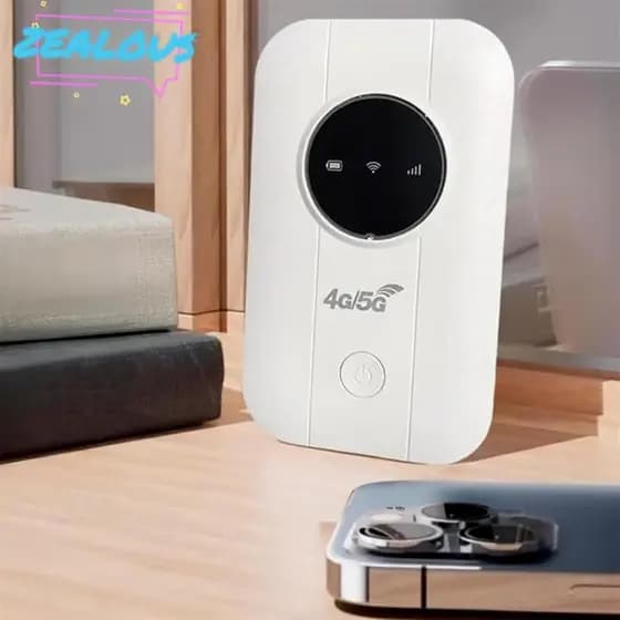 ZEALOUSSS Pocket Mobile Hotspot , Versão Asiática/Europeia 300Mbps 4/5G Roteador Portátil , WiFi De Bolso