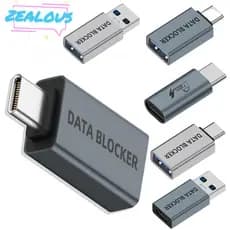 Bloqueador De Dados USB ZEALOUSSS , Protege A Privacidade Apenas Para Carregador Tipo C Defender , Recusar Cortes