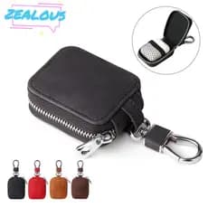 ZEALOUSSS Capa De Couro Acessórios Esportivos Bolsa De Armazenamento Anti-Perda Para Airpods 3 2 1