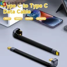 Cabo CHINK 40 Gbps USB4.0 , USB-C De Carregamento Rápido 8K 60HZ Para Tipo , Linha De Extensão Flexível Celular