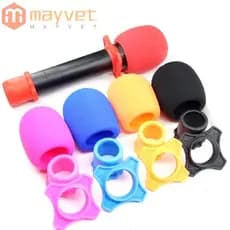 Microfone MAYVET Antiderrapante , Base De Macio À Prova De Agitação , Anel De Silicone