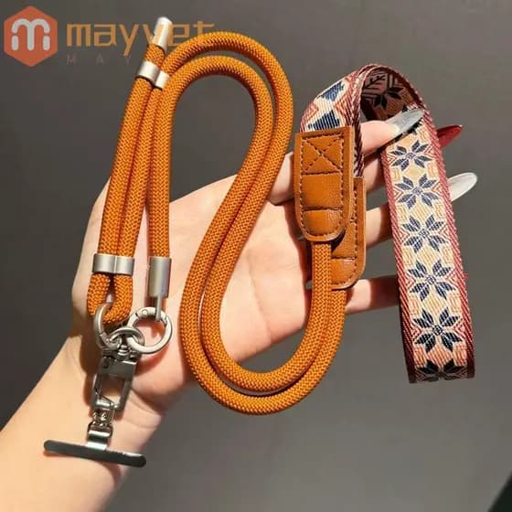 Cordão De Telefone MAYVET , Alça Ajustável Anti-Perda Universal Colar Crossbody Com Gancho De Metal