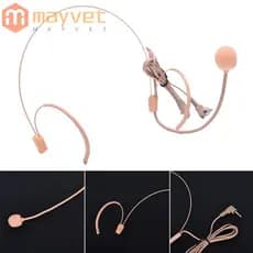 Microfone De Cabeça MAYVET , Condensador De Tubo Macio Ajustável Com Conexão Fio , Versátil