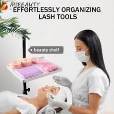 Suporte Para Bandeja De Cílios MIBEAUTY , Ferramentas Essenciais Extensão Com Clipe Organizador , Acessórios De Beleza D