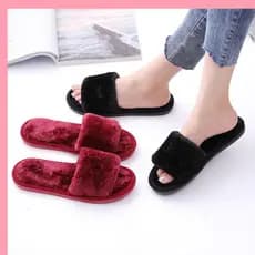 DORA Chinelos Para Casa , Macios E Antiderrapantes De Inverno Casuais De Algodão Com Dedos Abertos Respiráveis Da Moda