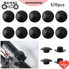 Os 5 / 10pcs Acessórios À Prova D 'Água Material De Borracha Preta M6 Parafuso Haste Da Tampa Superior Da Headset