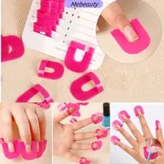 ME 26pcs Molde De Esmalte De Unhas Manicure Finger Protector