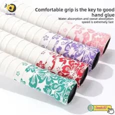 Fita Envoltória Para Alça De Badminton TOPABCC , Envoltório Absorvente De Suor E Absorção De Choque Raquete