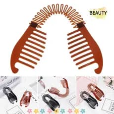 BEAU Banana Clip Mulheres Ferramenta De Fixação De Cabelo Meninas Faixas De Borracha De Rabo De Cavalo