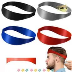 BEAU Neckline Modelo De Barbear Fita De Cabeça Profissional Guia De Corte De Cabelo Em Silicone Para Salões De Cabeleir