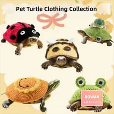 ROWANBABY Suéter De Tartaruga , Roupas De Animal De Estimação Em Forma De Abelha De Malha , Fantasia Decorativa Artesana