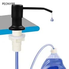 Dispensador De Sabão PEONYHOME Bomba De Água Doméstica Detergente Para Loção De Aço Inoxidável