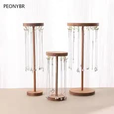 Organizador De Colar PEONYHOME , Expositor Vertical De Joias , Rack De Armazenamento De Pulseira Redonda Removível