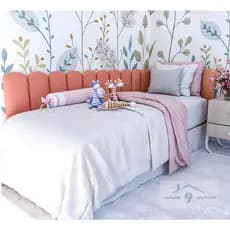 Kit Cabeceira De Cama Solteiro Em L Nuvem 15 Placas 45x20  - ENVIO IMEDIATA