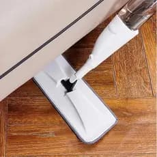 Mop Spray com Reservatório Faxina Passar Pano Limpezas Refil de microfibra Cabo Longo