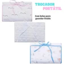 Papi Textil Trocador Porta Fraldas Papi Baby Portátil 66Cm X 40Cm