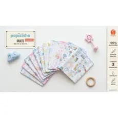 Paninho De Boca Bebê Kit 3 Unidades Babete Fraldinha Algodão