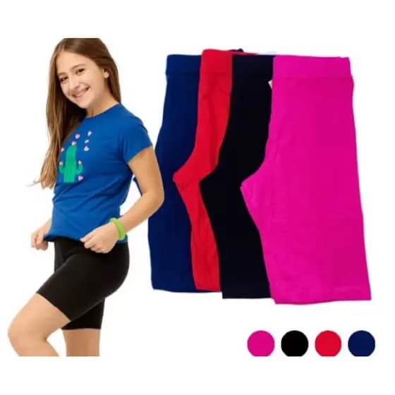 Shorts Infantil Confortável Estilo Bermudinha Suplex Liso