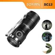 Lanterna De Chaveiro Sofirn SC13 Recarregável USB C 1300 Lumens Pequenas Lanternas De Led Luz Edc Compacta Leve , Mini Bolso Para Emergências De Transporte Diário Campi Exterior