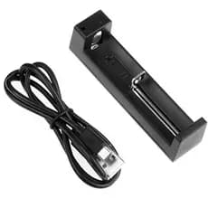 Carregador De slot Único USB Sofirn One bay Para 18350 18650 21700 26650