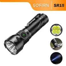 Lanterna Recarregável SOFIRN SR15 510 Metros De Longa Distância De Feixe EDC Super Brilhante De 4500 Lúmens
