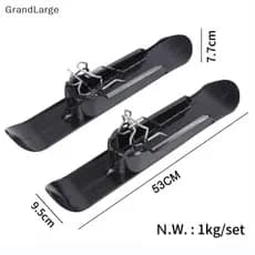 [GrandLarge] 1 Conjunto De Carrinho De Bebê Auxiliares De Caminhada Inverno Ciclismo Trenó De Esqui Bicicleta Snowboard