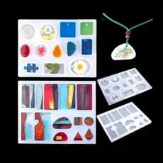 [Newchangd] Brincos De Silicone Nelace Pingente Molde DIY De Resina Artesanal Para Fazer Joias BR