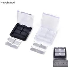 [Newchangd] Vazio 4 Grades Quadradas Sombra Lipsti Pó Caixa Caso Pintura Cosmética + Paleta BR