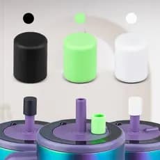 leesisters 2 Peças Tampas De Palha Magnéticas Para BrüMate Todas As Era E Resa Tumblers De Silicone Toppers Protetor BR