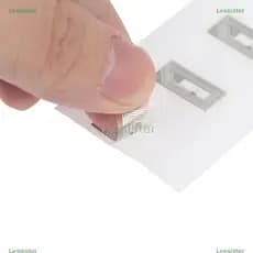 leesisters Ntag213 Stier RFID NFC Chip Wet Inlay 2x1cm 100PCS 1356MHz Tag Label Uso Versátil Para Controle De Armazém BR
