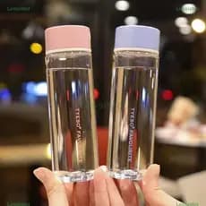 leesisters 200ML Padrão De Desenho Animado Ao Ar Livre Garrafa De Bebida Copo De Plástico Anti-Queda Portátil Água BR