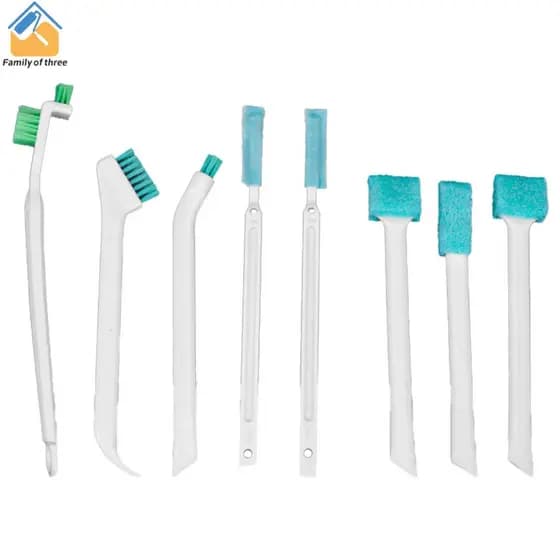 8pçs Escova De Limpeza Pequena Fenda Para Banheiro Cantos Pequenos Janela Porta Faixa Groove Lacuna Scrub Set-AN-FHL2-SHSKC9783