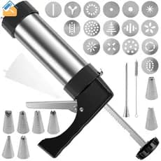 Churro Fabricante Máquina De Aço Inoxidável Imprensa Multifuncional Biscoito Doméstico Maker Kit SHOPSKC5355
