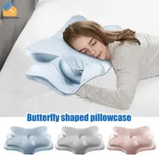 Fronha De Pescoço Cervical Suave Com Zíper Para Dormir Apenas SHOPSKC7405
