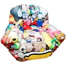 180L PVC Transparente Brinquedo De Pelúcia Capa De Assento Claro Animal Cadeira Para Sala De Jogos Quarto Do Miúdo SHOPS