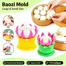 Baozi Fazendo Molde Portátil Para Pão Cozido No Vapor , Fácil , Faça Você Mesmo , Bolinho De Massa , Aparelho De Cozinha