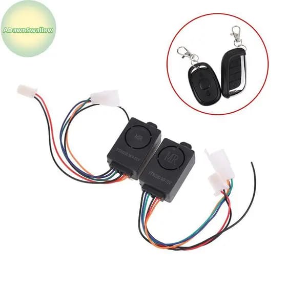 ADS Scooter Elétrico Inteligente Bicicleta Segurança Anti Perdido Detector De Controle Remoto Alarme 36V-72V 125dB E-Bik