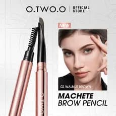 O.TWO.O Lápis de Sobrancelha à Prova d'Água, Longa Duração 24H, Natural, Suave, Maquiagem para Sobrancelhas Arqueadas