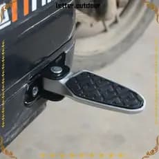LO 1 Par De Veículo Elétrico , Almofada De Pé De Modificação De Liga De Alumínio Com 3 Estilos , Pedal De Bicicleta Dobr
