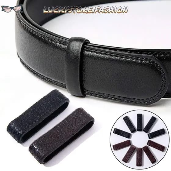 LUCKYSTORE Laços Para Guardar Cinto , Suporte Universal De Couro TPU De 40mm , Anel Retentor De Extremidade De Delicado