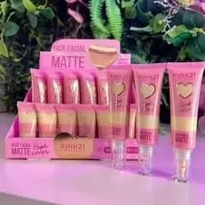Base Líquida High Cover - Pink 21 Cosméticos A Prova D’água