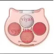 Vivai - Estojo de Sombras Gatinho 4 Cores Nude/Rosado Paleta Compacta
