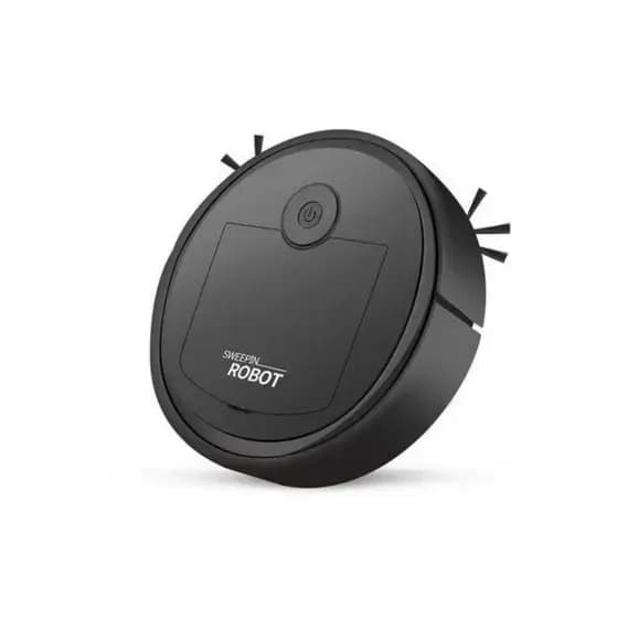 Aspirador preto Robô Automático 3 em 1 Home Limpeza Aspirador Robótico Smart e Silencioso Varredura - USADO